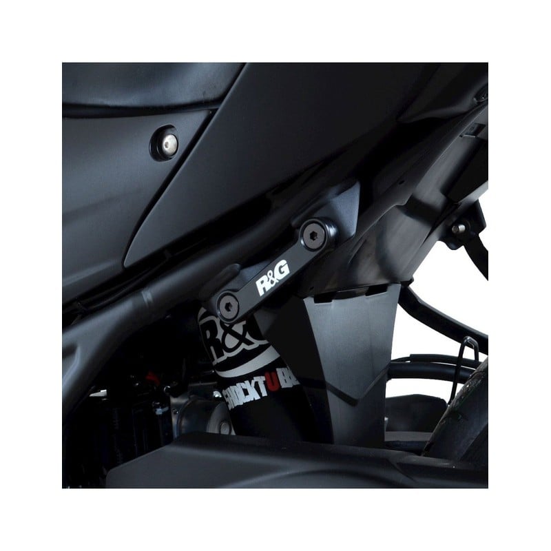 BLP0049BK R&G Placchette copri fori poggiapiedi posteriori (lato SX), Yamaha MT-25 / MT-03 /Yamaha M