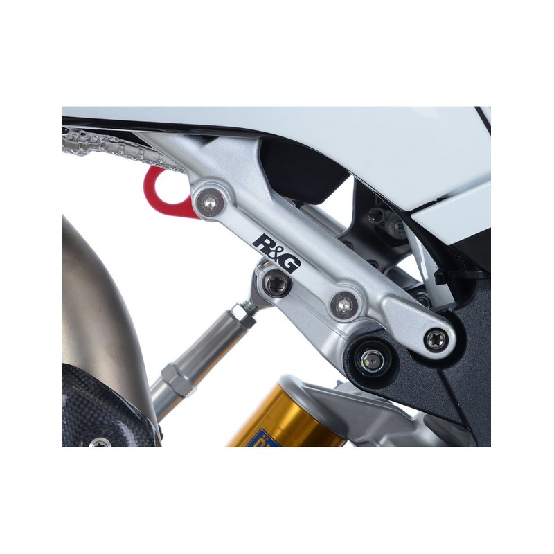 BLP0050SI R&G Placchette copri fori poggiapiedi posteriori (paio), MV Agusta F4 1000R '10- /F4RR/F4R