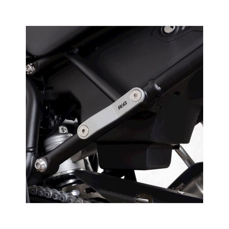 BLP0106SI R&G Placchette copri fori poggiapiedi posteriori (paio, argento), Triumph Tiger 900 '20- /