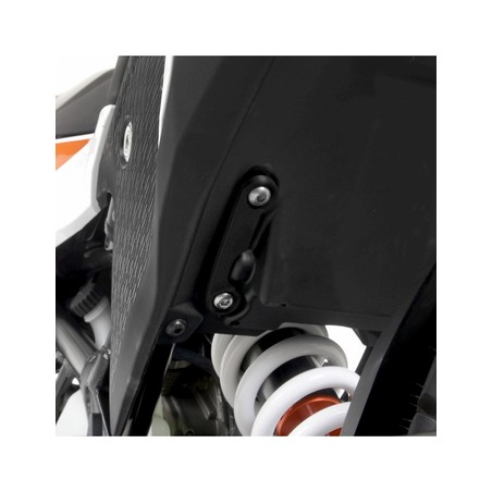 BLP0119BK R&G Placchette copri fori poggiapiedi posteriori (sing., lato SX), KTM 390 Adventure '20-K
