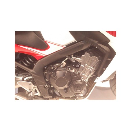 CP0351BL R&G Tamponi / protezioni telaio tipo Aero no-cut sliders telaio - HONDA CBR650F / CB650F '1
