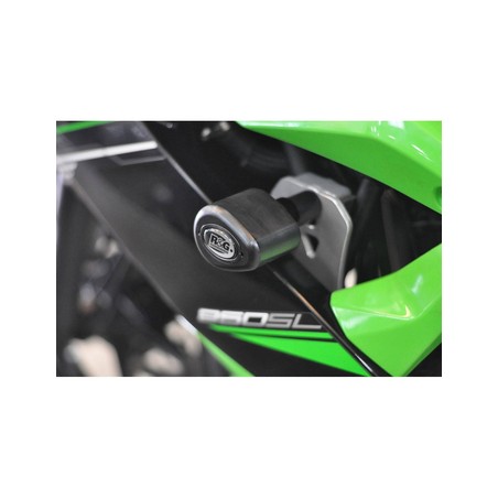 CP0381BL R&G Tamponi / protezioni telaio tipo Aero no-cut sliders telaio - Kawasaki Ninja 125 / Ninj