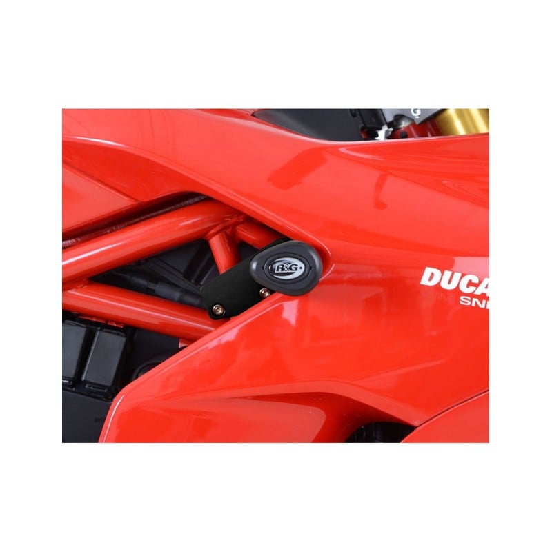 CP0458WH R&G Tamponi / protezioni telaio tipo Aero, Kawasaki ZX636 '19-'21 (solo utilizzo RACE) - bi