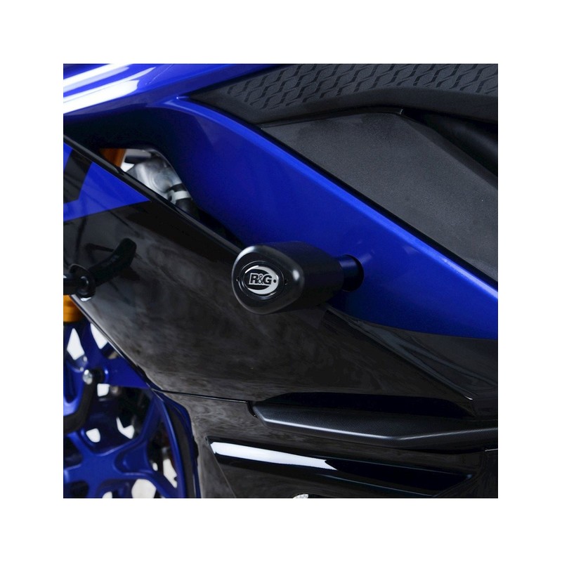 CP0465WH R&G Tamponi / protezioni telaio tipo Aero - YamahaYamaha YZF R25 2019