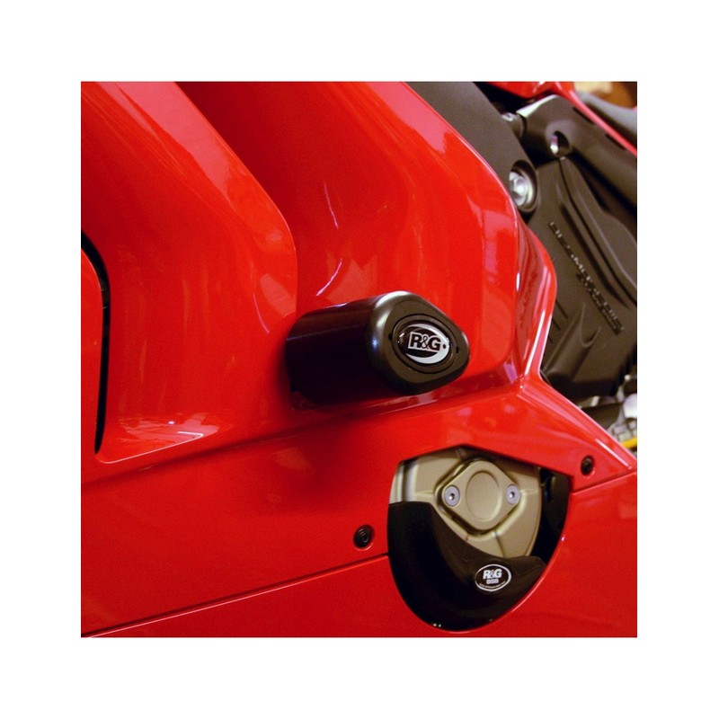 CP0485BL R&G Tamponi / protezioni telaio tipo Aero, Ducati V2 Panigale '20-, Streetfighter V2 '22-Du