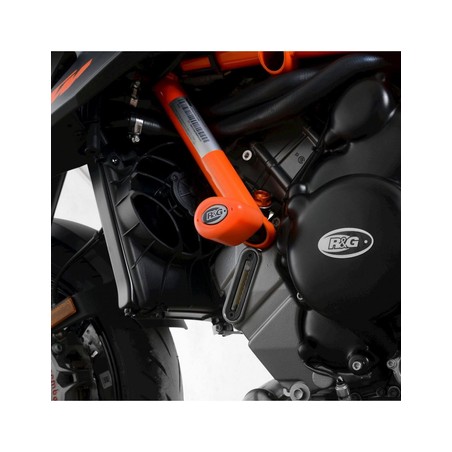 CP0503OR R&G Tamponi / protezioni telaio tipo Aero, KTM Super Duke R '20- (colore arancio)