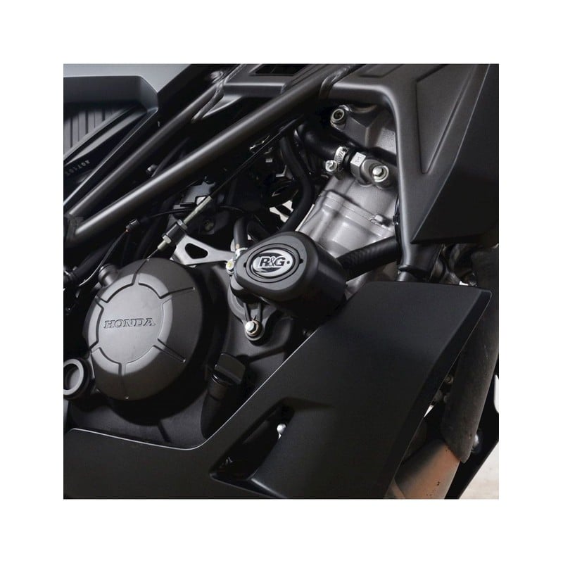 CP0521BL R&G Tamponi / protezioni telaio tipo Aero (no-cut) Suzuki Hayabusa '21-Suzuki Hayabusa 2021