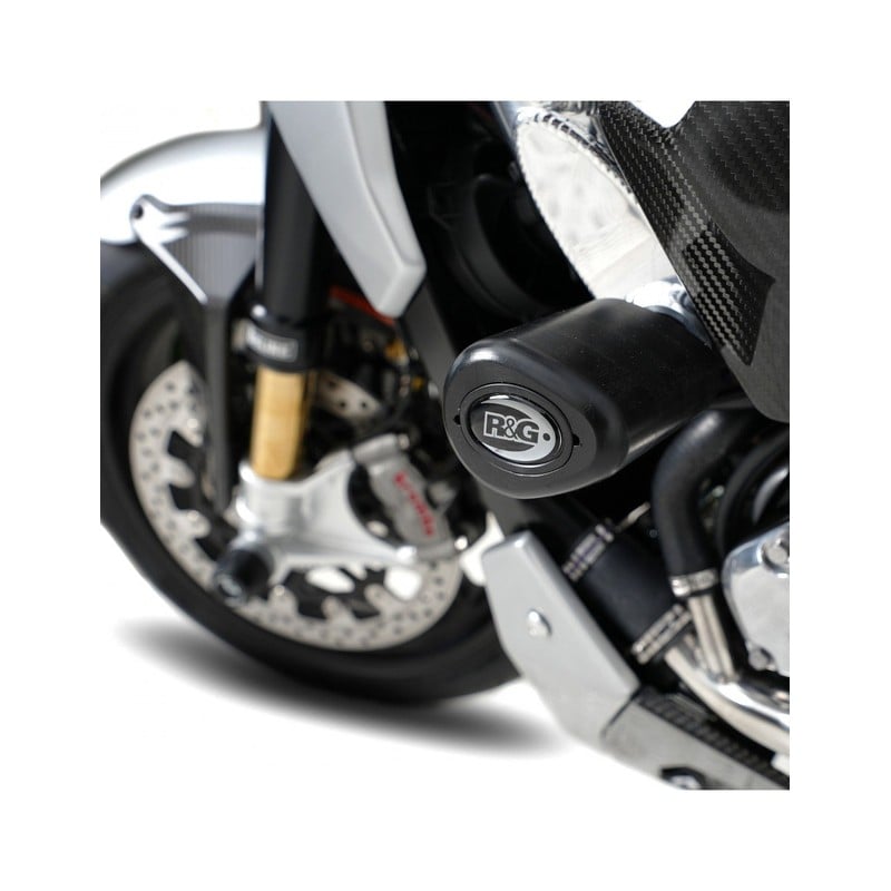 CP0521BL R&G Tamponi / protezioni telaio tipo Aero (no-cut) Suzuki Hayabusa '21-Suzuki Hayabusa 2021
