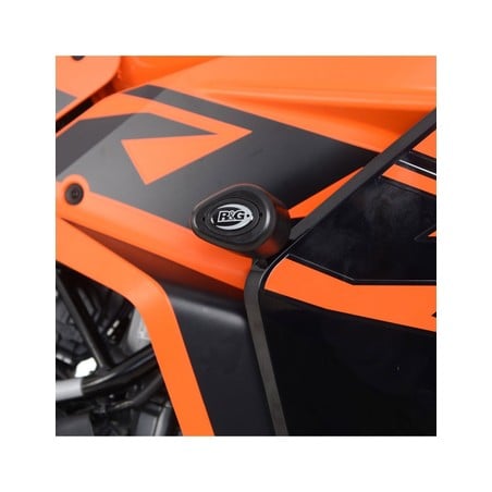 CP0546BL R&G Tamponi / protezioni telaio tipo Aero (no-cut), KTM RC125/200/390 '22-KTM 125 RC 2022