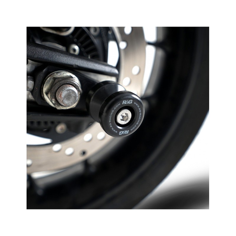 CR0092BK R&G nottolini cavalletto posteriore tipo Offset, Triumph Speed 400 '24- / Scrambler 400 X '