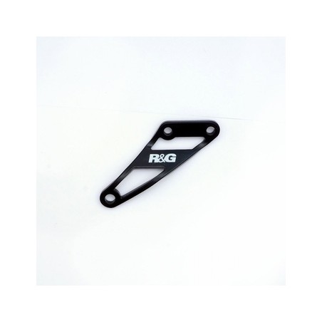 EH0088BK R&G Staffa supporto scarico - BMW F750GS / F850GS (compatibile con silenziatore Akrapovic)