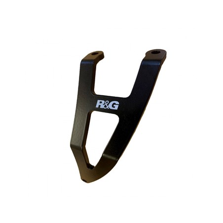EH0091BKA R&G Staffa supporto scarito + piastra fori pedane posteriori - Aprilia RSV4 1100 Factory '