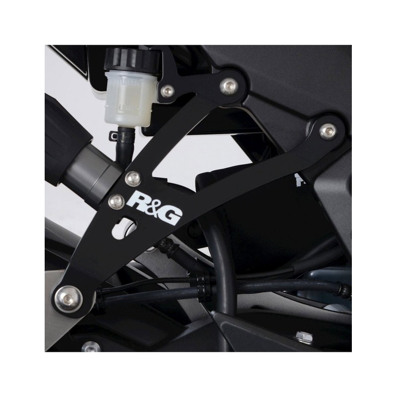 EH0098BK R&G Staffa supporto scarico DX, Kawasaki Ninja 1000SX '20