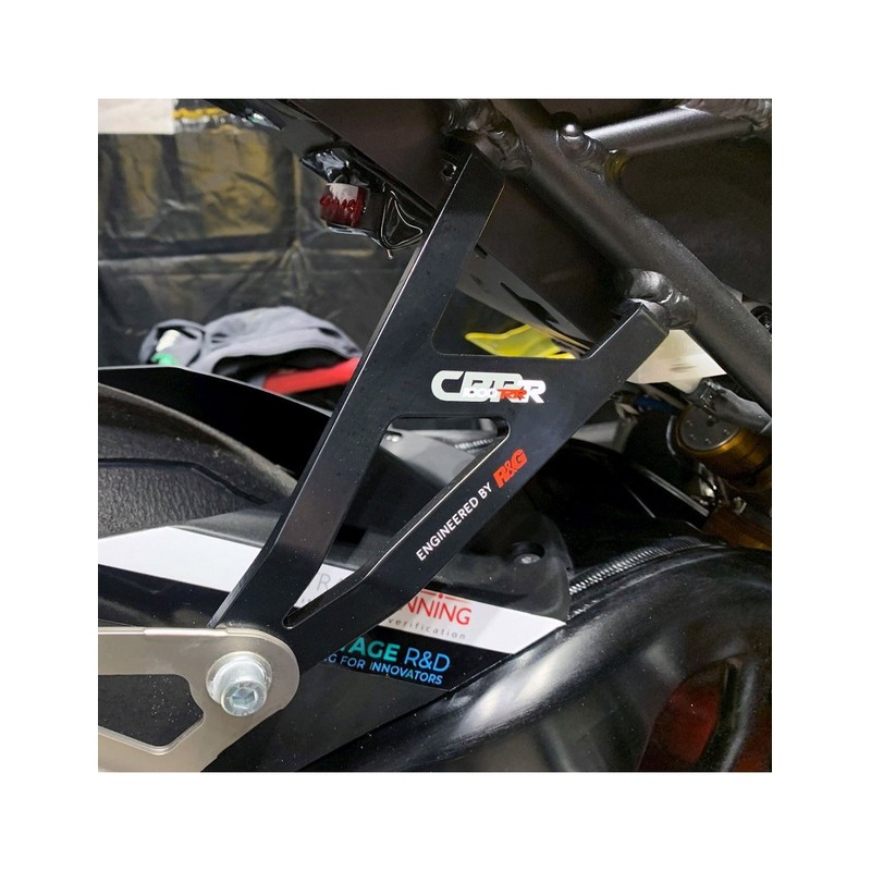 EH0109BK R&G Staffa supporto scarico, Triumph Speed Triple 1200 RS '21- / Speed Triple 1200RR '22