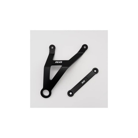 EH0111BKA R&G Staffa supporto scarito + piastra fori pedane posteriori Harley-Davidson Pan America (