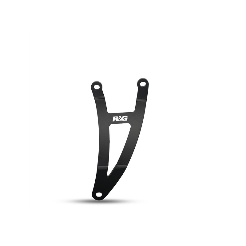 EH0123BK R&G Staffa supporto scarico, nera, Yamaha MT-25/ YZF-R25/YZF-R3 '15