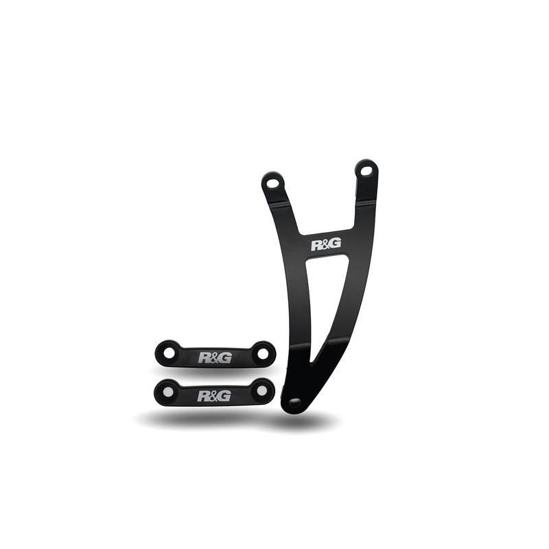 EH0123BK R&G Staffa supporto scarico, nera, Yamaha MT-25/Yamaha MT 25 2015