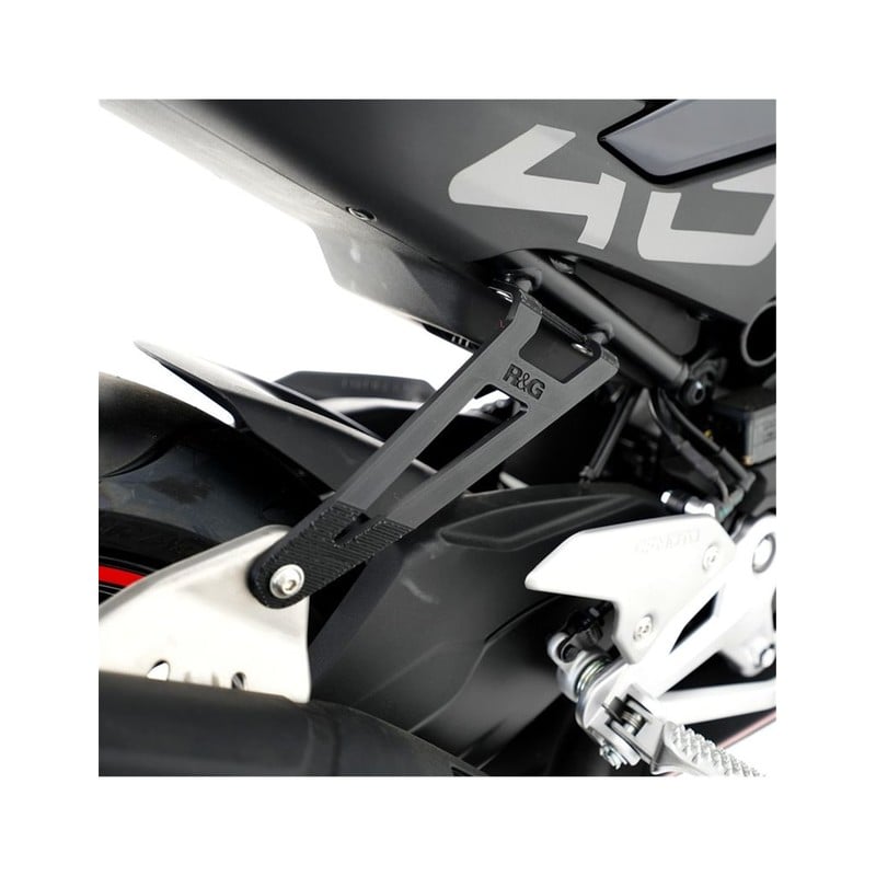 EH0131BKA R&G Staffa supporto scarito + piastra fori pedane posteriori KawasakiKawasaki ZX10R ZX 10