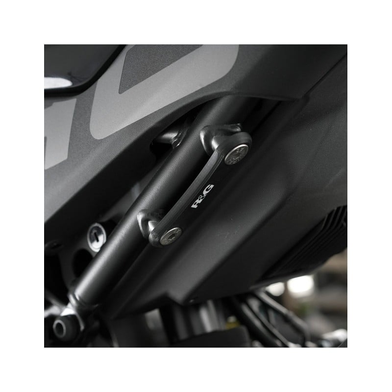 EH0131BKA R&G Staffa supporto scarito + piastra fori pedane posteriori KawasakiKawasaki ZX10R ZX 10