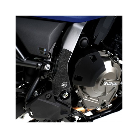 EZBG719BL R&G kit 2pz.adesivi anti-scivolo paratacco Suzuki V-STROM 800 DE/RE '23- (telaio)