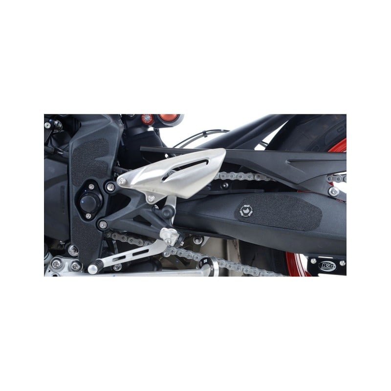 EZBG803BL R&G kit 6pz.adesivi anti-scivolo paratacco Triumph Street Triple RX '15- / Street Triple R