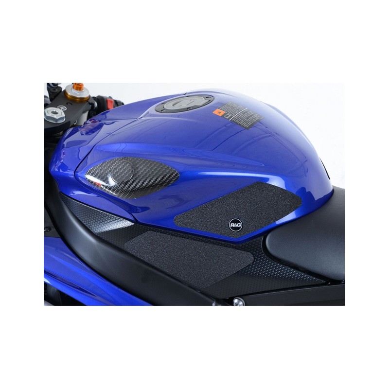 EZRG006BL R&G Kit 2pz.adesivi anti-scivolo serbatoio Aprilia RS660 '21-, 660 Tuono '21- - nero