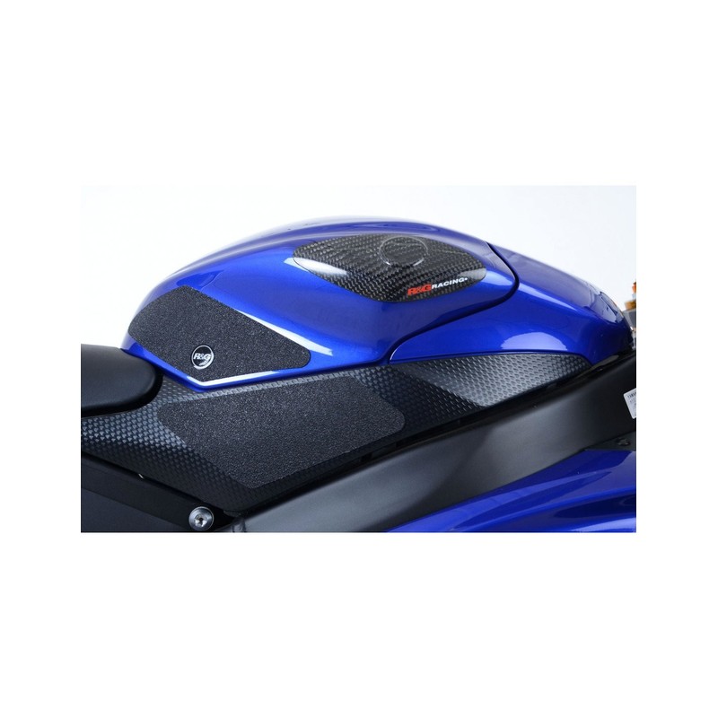 EZRG006BL R&G Kit 2pz.adesivi anti-scivolo serbatoio Aprilia RS660 '21-, 660 Tuono '21- - nero