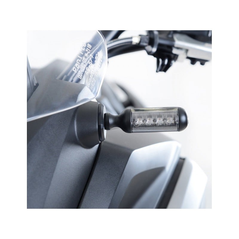 FAP0015BK R&G Adattatori per minifrecce anteriori per HondaHonda Minifrecce CON NC USO 750 X 2016-20