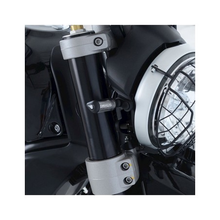 FAP0027BK R&G Adattatori per minifrecce anteriori per Ducati Scrambler 1100 / Desert Sled - uso con