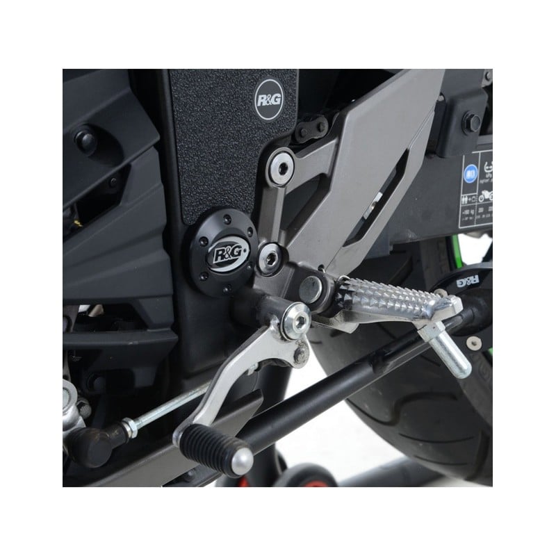 FI0122BK R&G Inserto protezione telaio, SX inferiore Kawasaki Z300 / Z250 '13-'18 / SX o DX posterio