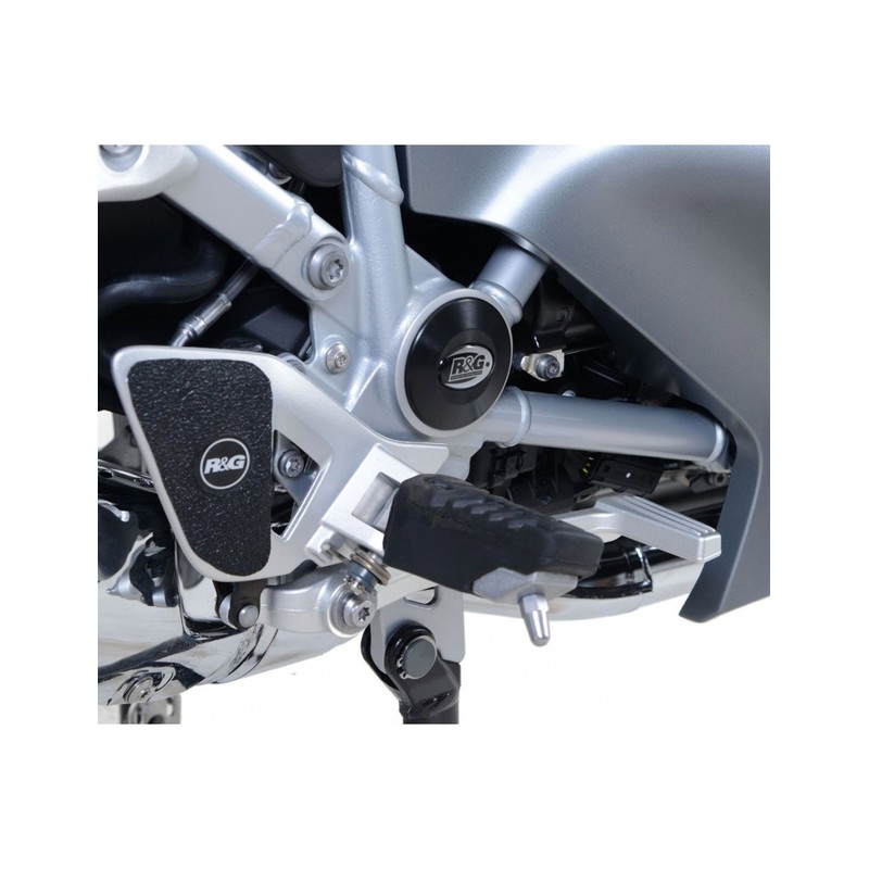 FI0123BK R&G Inserto protezione telaio, SET 2 pezzi, MVMV Agusta Superveloce 800 2013-2020