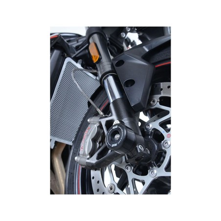 FP0198BK R&G protezioni perno forcella anteriore, Triumph Trident (660) '21- / Tiger 660 Sport '22-