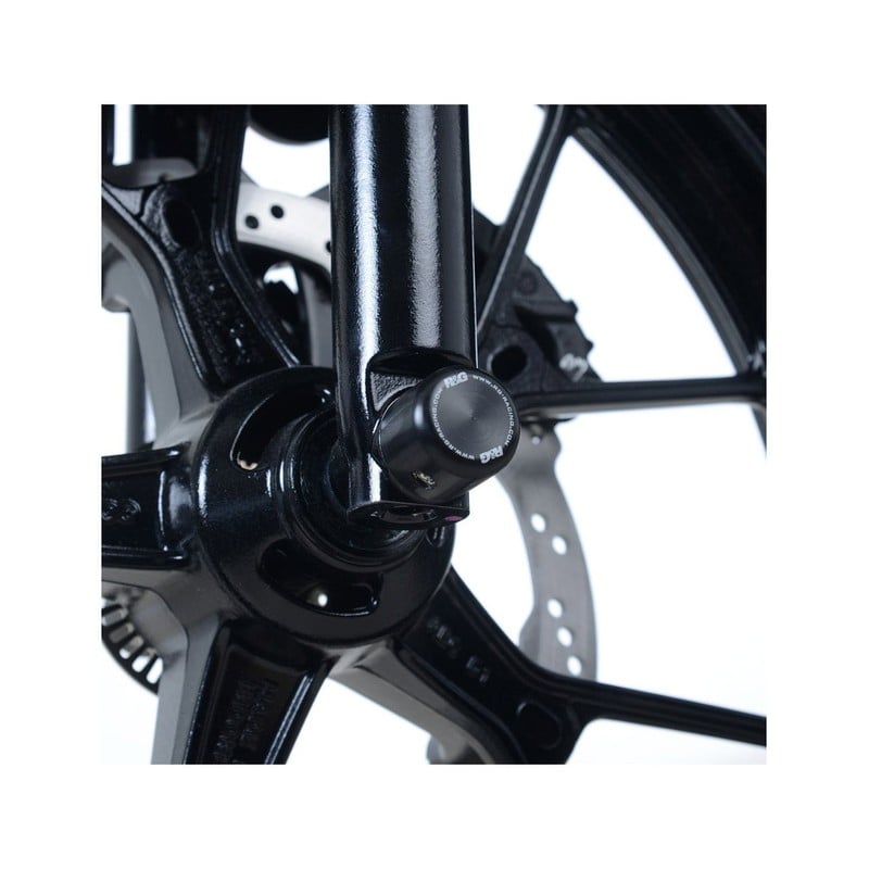FP0222BK R&G protezioni perno forcella anteriore, KTM 790 Adventure '19- / 890 Adventure '20-'22 / S