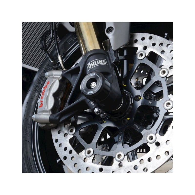 FP0222BK R&G protezioni perno forcella anteriore, KTM 790 Adventure '19- / 890 Adventure '20-'22 / S