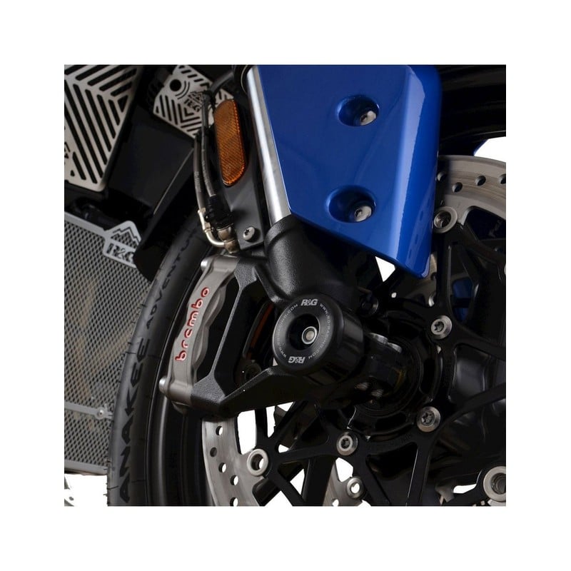 FP0222BK R&G protezioni perno forcella anteriore, KTM 790 Adventure '19- / 890 Adventure '20-'22 / S