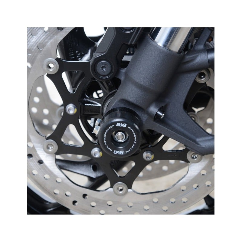 FP0223BK R&G protezioni perno forcella anteriore, Suzuki Katana '19- / GSX-S 1000 '21- /Suzuki Katan