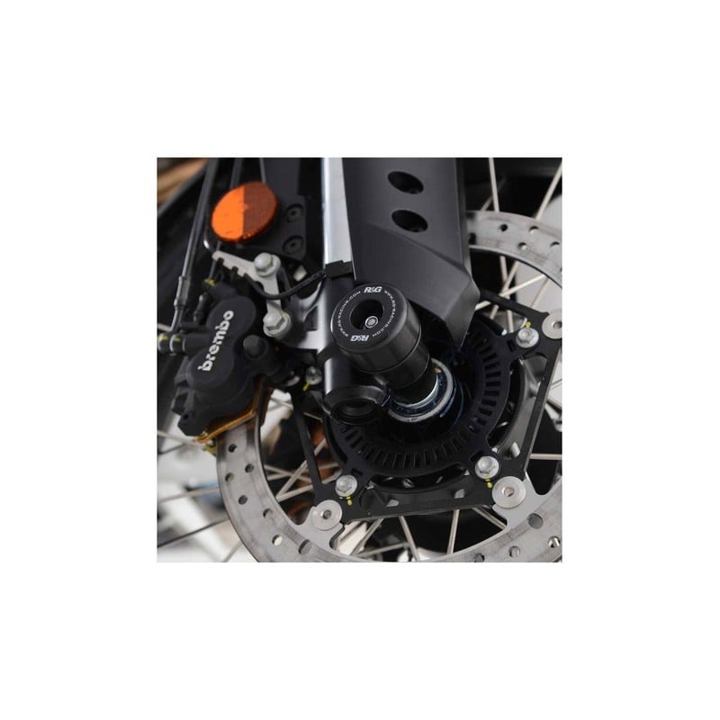 FP0267BK R&G protezioni perno forcella anteriore, Husqvarna Norden 901 '22- / KTM 890 SMT '23- / CFM