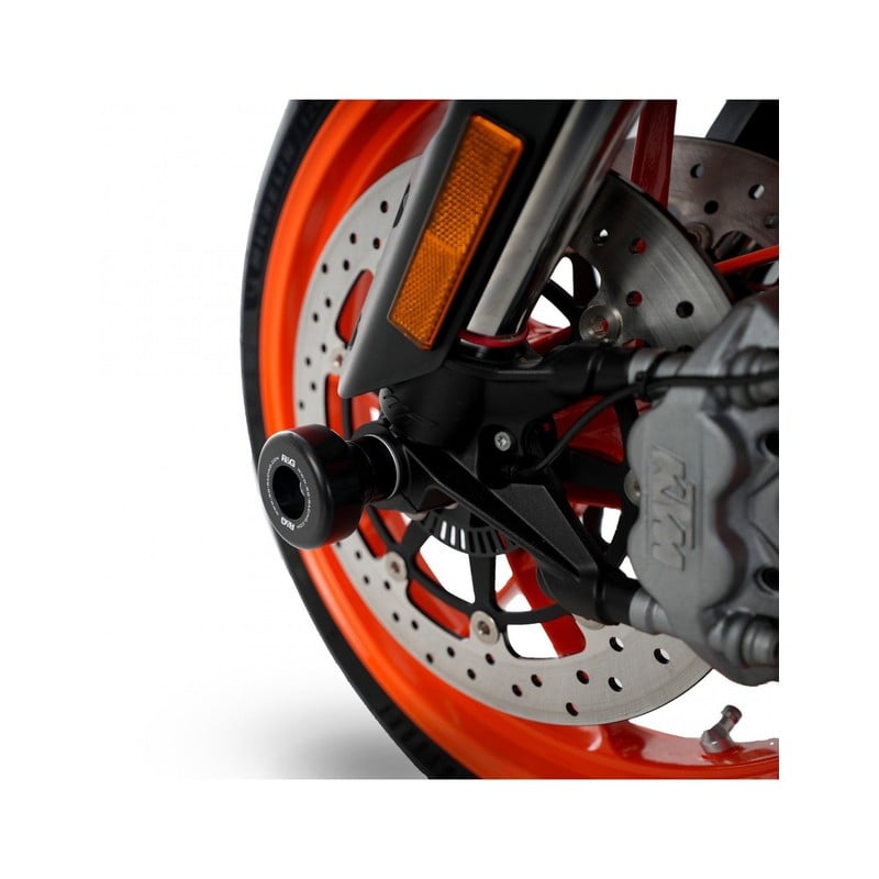 FP0267OR R&G protezioni perno forcella anteriore, Husqvarna Norden 901 '22- / KTM 890 SMT '23- / CFM