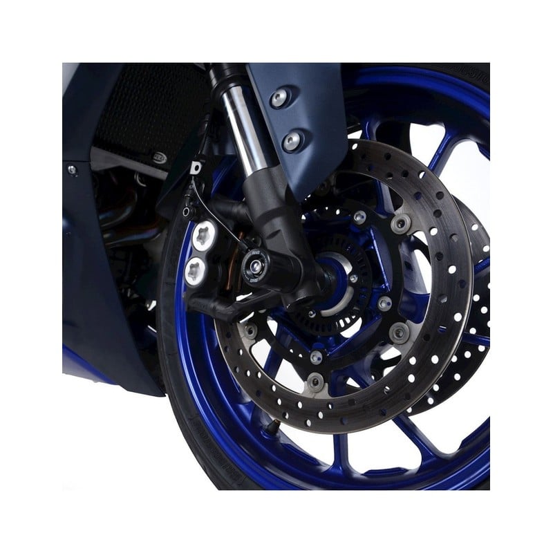 FP0268BK R&G protezioni perno forcella anteriore, KTM RC390/200/125 '22- / 125 Duke '24KTM 390 RC 20