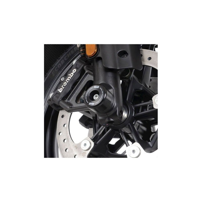 FP0268BK R&G protezioni perno forcella anteriore, KTM RC390/200/125 '22- / 125 Duke '24KTM 390 RC 20