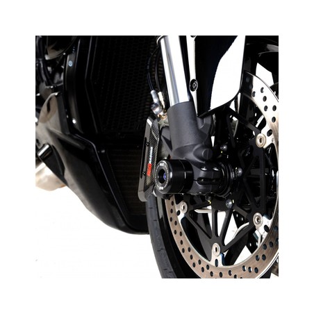 FP0276BK R&G protezioni perno forcella anteriore, Ducati V4 Diavel '23-Ducati Diavel V4 2023