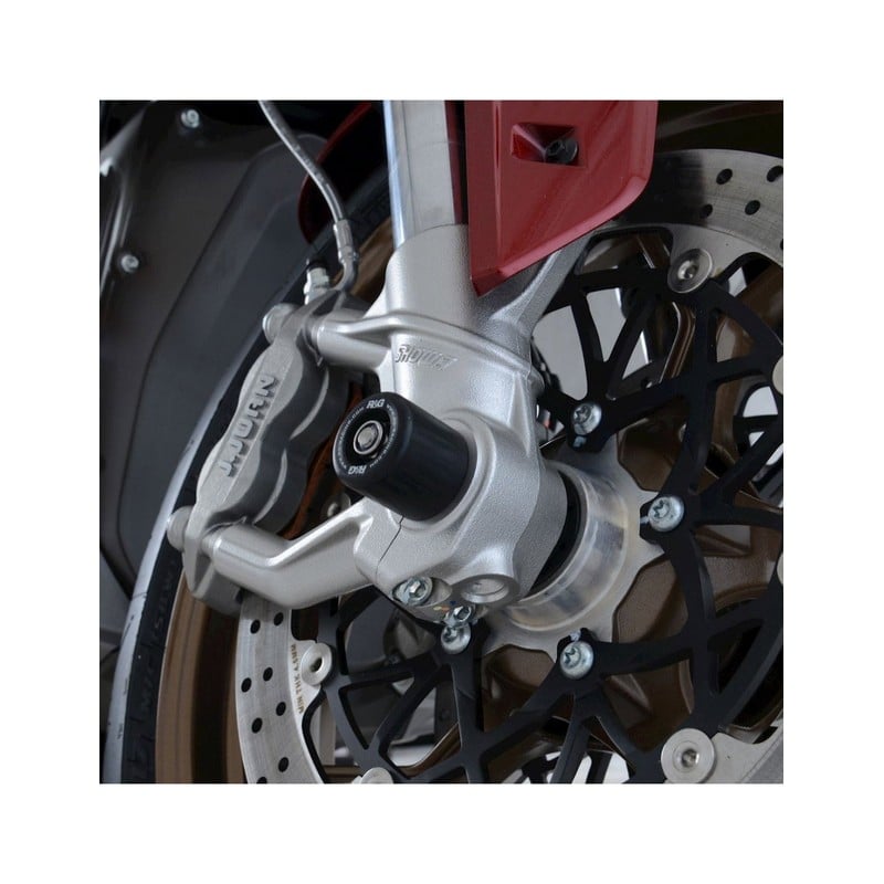 FP0285BK R&G protezioni perno forcella anteriore, KTM 1390 Super Duke R (Evo) '24-KTM 1390 Super Duk