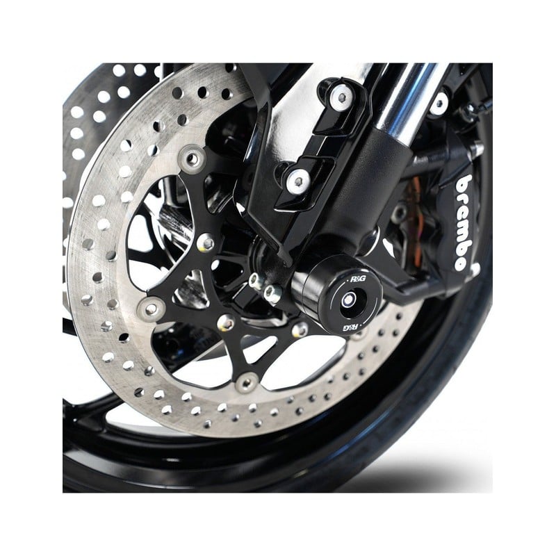 FP0285BK R&G protezioni perno forcella anteriore, KTM 1390 Super Duke R (Evo) '24-KTM 1390 Super Duk