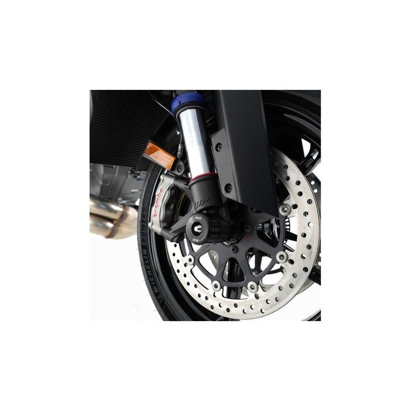 FP0285OR R&G protezioni perno forcella anteriore, KTM 1390 Super Duke R (Evo) '24- (colore arancio)K