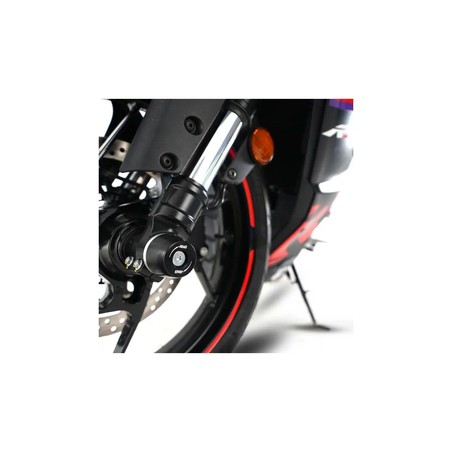FP0292BK R&G protezioni perno forcella anteriore, Aprilia RS 457 '24-Aprilia RS 457 2024