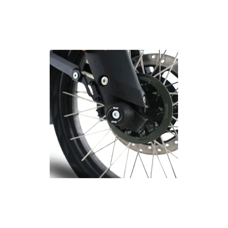 FP0294BK R&G protezioni perno forcella anteriore, Royal Enfield Himalayan 450 '24-Royal Enfield Hima