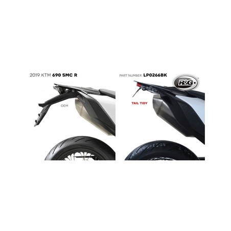 LP0266BK R&G Portatarga, KTM 690 SMC-R 2019-, Enduro R 2019-KTM 690 SMC R 2019