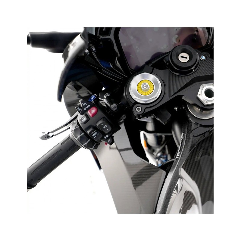 LS0010BK R&G Tamponi fine corsa per sterzo, BMW S1000RR '19- (non utilizzare con bloccasterzo BMW)