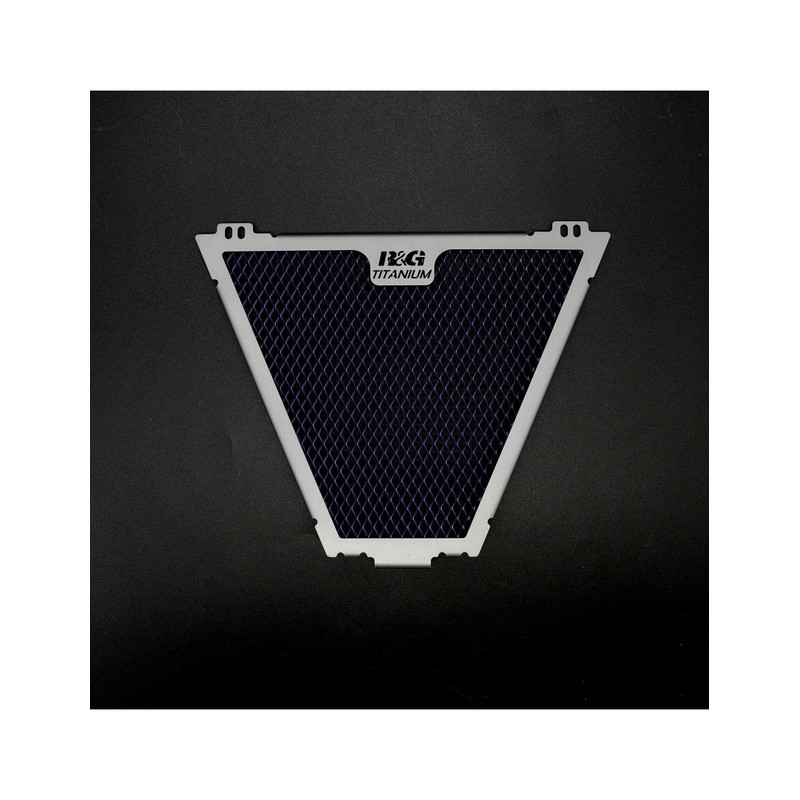 OCG0033RACINGTI R&G retina protezione radiatore olio titanio, per Ducati Panigale V4, V4S e Speciale