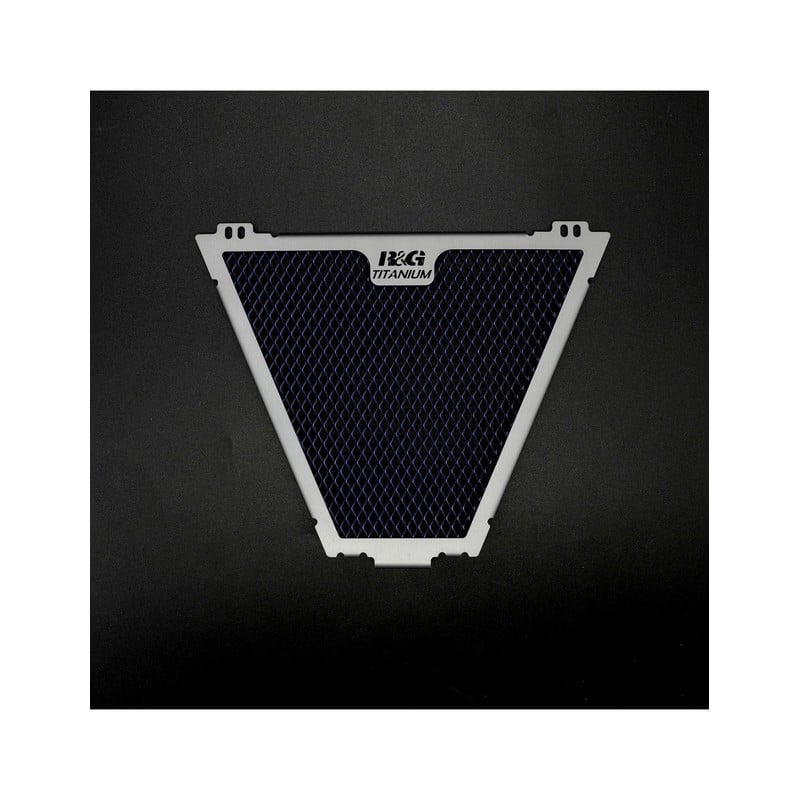 OCG0033RACINGTI R&G retina protezione radiatore olio titanio, per Ducati Panigale V4, V4S e Speciale